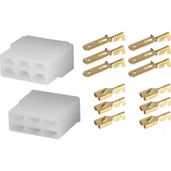 Auto elektroinstalace Sada krytů + konektorů 6xsamice + 6xkolík