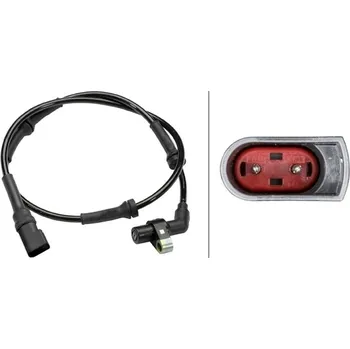 ABS Snímač, počet otáček kol, , 1021861, 1089128, 1E0043701A, 1E0043701B, 96FB2B372BD, 96FB2B372BE, HELLA, 6PU 009 106-651