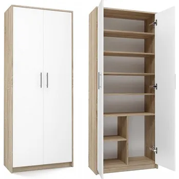 Ložnice Falco Kancelářská skříň Olina 2D bílá/dub sonoma