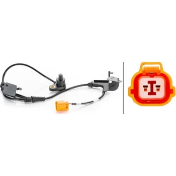 ABS Snímač, počet otáček kol, , 57475S5A013, 57475S5D003, 57475S5D013, HELLA, 6PU 230 040-151