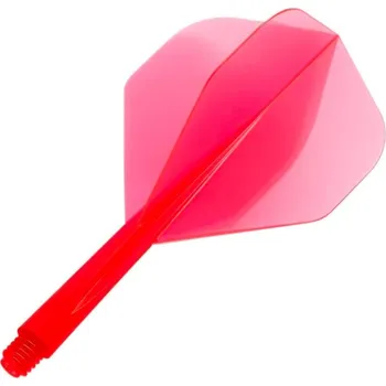 Příslušenství pro šipky Condor Letky Zero Stress - Standard - Short - Clear Red CN007