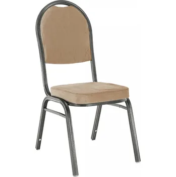Konferenční židle JEFF 2 NEW stohovatelná, béžová/rám šedý