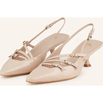 Dámské lodičky Carrano Dámské Slingpumps S Otevřenou Patou Vernice, nude, 36