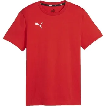 Chlapecké sportovní triko Puma TEAMGOAL CASUALS TEE JR 164 Červená, Bílá