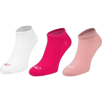 Dámské ponožky Dámské ponožky O'Neill SNEAKER 3PK 39/42 Růžová, Bílá