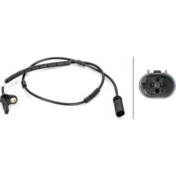 ABS Snímač, počet otáček kol, , 34526791225, 34526884421, 6791225, 6884421, HELLA, 6PU 012 806-431