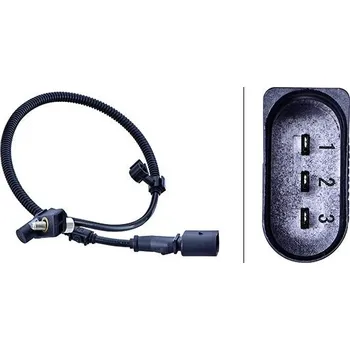 Motor automobilu Generátor impulsů, klikový hřídel HELLA 6PU 009 168-691