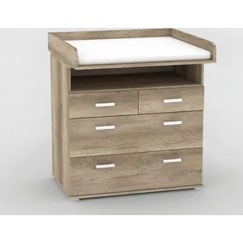 Komoda Komoda s přebalovacím pultem REA MICKEY, dub canyon