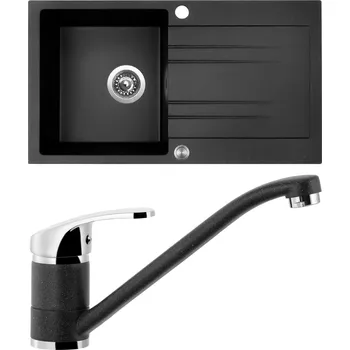 Kuchyňský dřez Set Sinks (dřez Rapid 780 XC Granblack 30 + baterie Pronto Granblack 30) RA30PRGR30