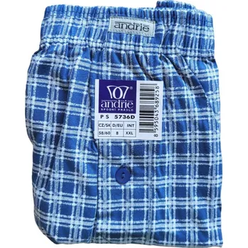 Trenýrky Andrie PS 5736 světle modré pánské trenýrky Barva: modrá světlá, Velikost: 3XL