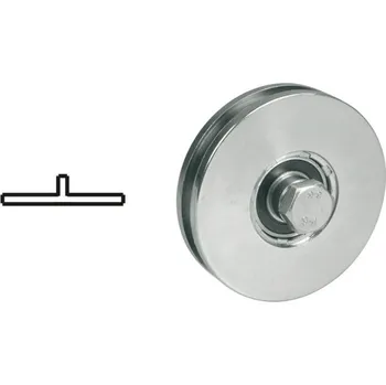 Pohon brány IBFM Samostatné kolečko kolejových vrat ve tvaru H 100 (KLB-KS-S100)