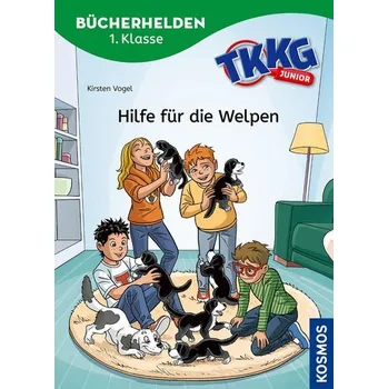 První čtění TKKG Junior, Bücherhelden 1. Klasse, Hilfe für die Welpen - Vogel, Kirsten