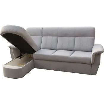 Sedací souprava MODENA OTOMANsÚP+3R - sedací souprava látka světle šedá PRIMO 88 - kolekce - "E" (K250-Z)