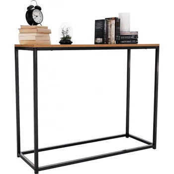 Konferenční stolek Odkládací konzolový stolek KALISTO, dub/černý kov