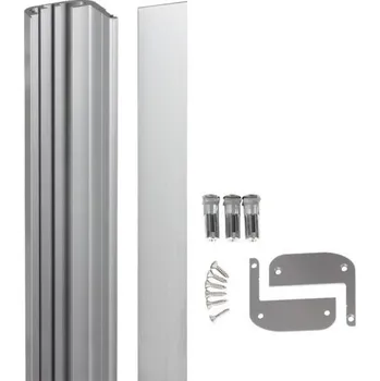 Pohon brány Locinox magnetický zámek pro křídlovou bránu, brána, N-LINE-B-MAG-SILV