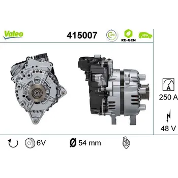 Generátor startéru, , KPLA11A240BB, LR144095, LR154946, LR174074, VALEO, 415007