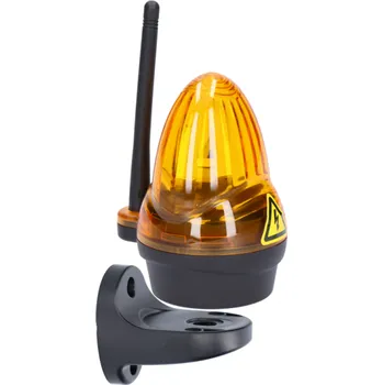 Maják Univerzální oranžové výstražné světlo LED s anténou 12/24/230V - HFL6