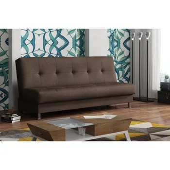 Pohovka Falco Rozkládací pohovka DREAM III, s úložným prostorem, hnědá Enjoy 4