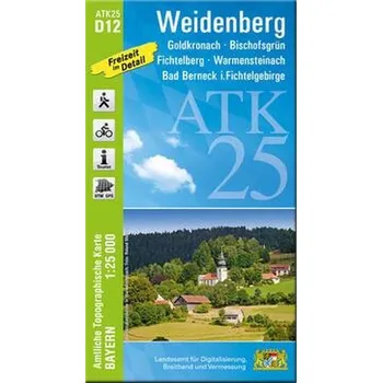ATK25-D12 Weidenberg (Amtliche Topographische Karte 1:25000) - Landesamt für Denkmalpflege Hessen