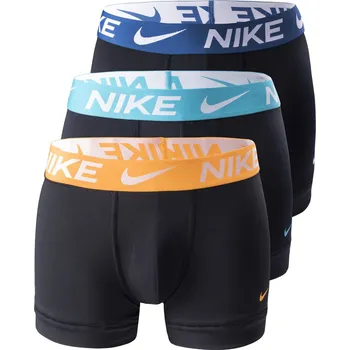 Boxerky Pánské Boxerky NIKE TRUNK 3PK 0000KE1156MTO – Černá S