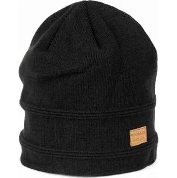 Čepice Zimní pletená čepice Finmark WINTER HAT OS Černá, Hnědá