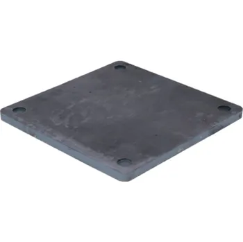 Tesařské kování Univerzální deska s otvory 100x100mm, tloušťka 10mm
