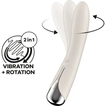 Vibrátor SATISFYER Spinning Vibe 1 béžový - s kupónem KUP15 cena 1101 Kč + extra diskrétní expedice