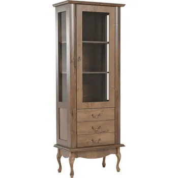 Komoda Vitrína VILAR DA4, dub lefkas