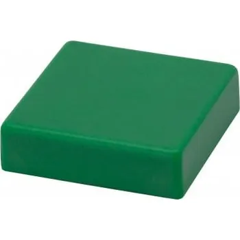 Dekorativní magnet SOLLAU Neodymový kancelářský magnet čtvercový 35x35x9 mm Barva: Zelená