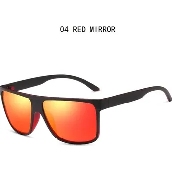 Polarizační zrcadlové sluneční brýle UV400 - 04 ČERVENÉ ZRCADLO