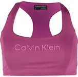 Dámská sportovní podprsenka Calvin Klein ESSENTIALS PW MEDIUM SUPPORT SPORTS BRA XS Růžová
