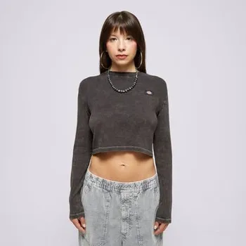 Dickies Tričko Newington Tee Ls W Černá Xs