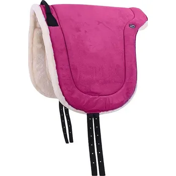Jezdecké sedlo Jezdecký pad QHP fuchsiová vel. pony