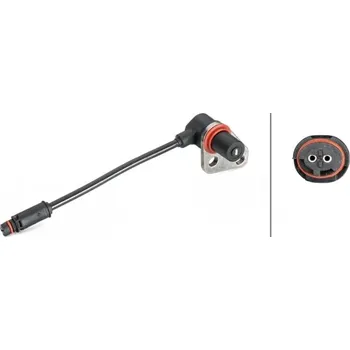 ABS Snímač, počet otáček kol, , 1295402717, A1295402717, HELLA, 6PU 012 806-551