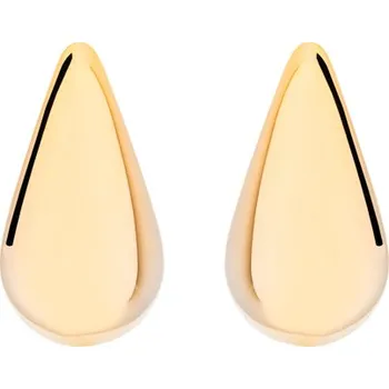 Náušnice franco bene Pozlacené náušnice ve tvaru kapky | 1562 Zlatá