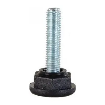 Nivelační přístroj Nivelační noha ø30mm - nastavitelná závitem, plastová, bezkloubová 30 (ZSR1-01)