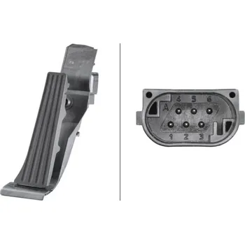 Senzor, poloha akceleračního pedálu, , 35426786281, 6786281, HELLA, 6PV 010 946-411