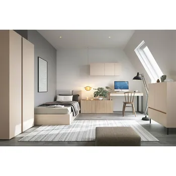 Dětský pokoj Meblar Dětský / studentský pokoj béžový Luca - postel (90)