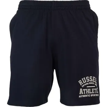Pánské kraťasy Pánské šortky Russell Athletic SHORT M S Černá, Bílá