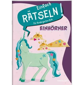 První čtění Einfach rätseln! Für Kindergarten-Kids. Einhörner - Röhling, Ilka