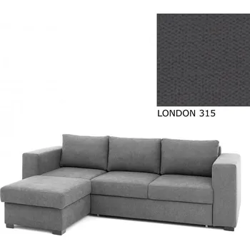 Sedací souprava Rohová sedací souprava AVA LUCY rozkládací s úložným prostorem, levá, LONDON 315