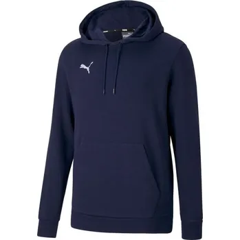 Pánské oblečení Pánská fotbalová mikina Puma TEAMGOAL 23 CAUSALS HOODIE XL Tmavě modrá, Bílá
