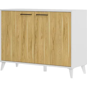 Komoda Komoda PIRASTU 44, 2D ořech americký/bílá