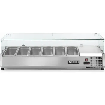 Chlazení Chlazená nástavba 6xGN1/3, 1400x395x430 mm | HENDI, Profi Line
