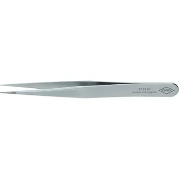 Pinzeta precizní, zašpičatělý tvar, rovné špice, knipex 922207