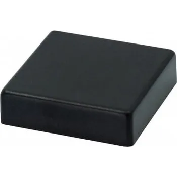 Dekorativní magnet SOLLAU Feritový kancelářský magnet čtvercový 24x24x7 mm Barva: Černá