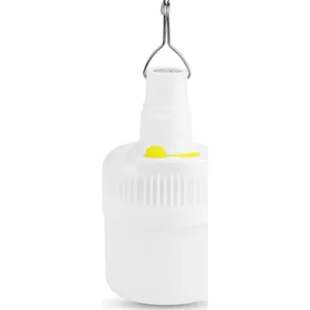 Svítilna Interlook HWL-007 | LED kempingová lampa, žárovka s háčkem a baterie