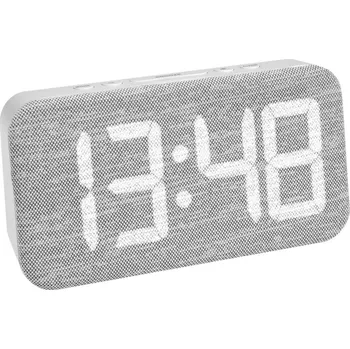 Budík TFA 60.2042.02 - Digitální budík s látkovým panelem a LED číslicemi