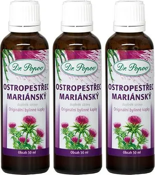 Přírodní produkt Dr. Popov Ostropestřec mariánský 102 mg