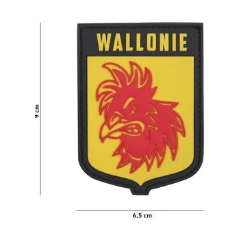 Nášivka Gumová nášivka 101 Inc vlajka Wallonie - žlutá